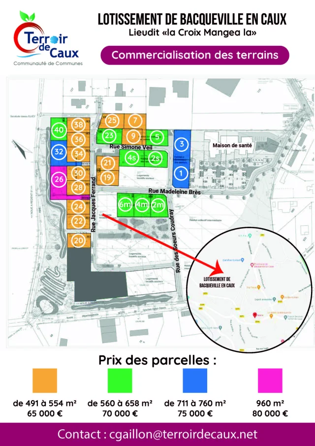 Affiche Lotissement Bacqueville 2025